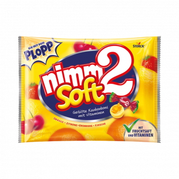 nimm2 Soft, gefüllte Kaubonbons mit Vitaminen, 4 Sorten, 800g